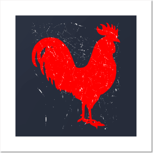 Vintage Chicken Phone Posters and Art